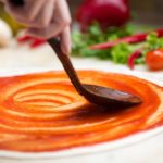 Image of making pizza at Food Sorcery Cookery School Didsbury Manchester Vegetarian Cookery option