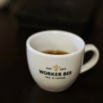 image of espresso worker bee coffee I love manchester and Forever Manchester charities at Food Sorcery 100 club