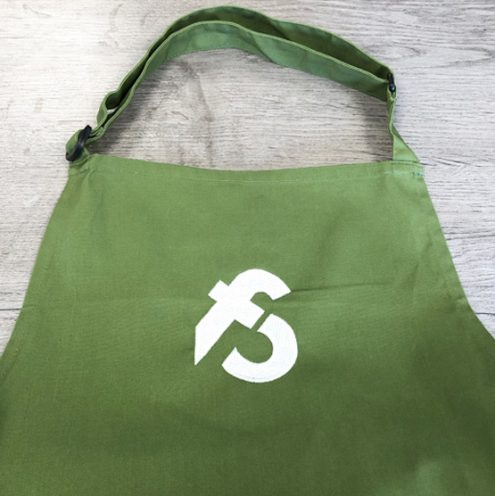 image of cotton apron for sale at Food Sorcery Olive