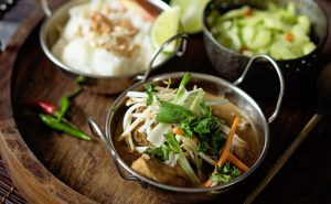 image of Chocharba Harper chefs table event at Food sorcery cookery school Didsbury Manchester