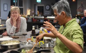 image of teaching Chochaba Harper Thai Chef cookery class things to do manchester