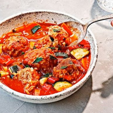 image of albondingas soup at the cookery school manchester