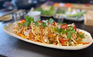 Read more about the article Cooking Together – Vietnamese Chicken Salad, Lime Caramel Fish & Lemongrass Posset