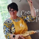 image of Baker Steph Clubb learn to make macaron at the cookery school