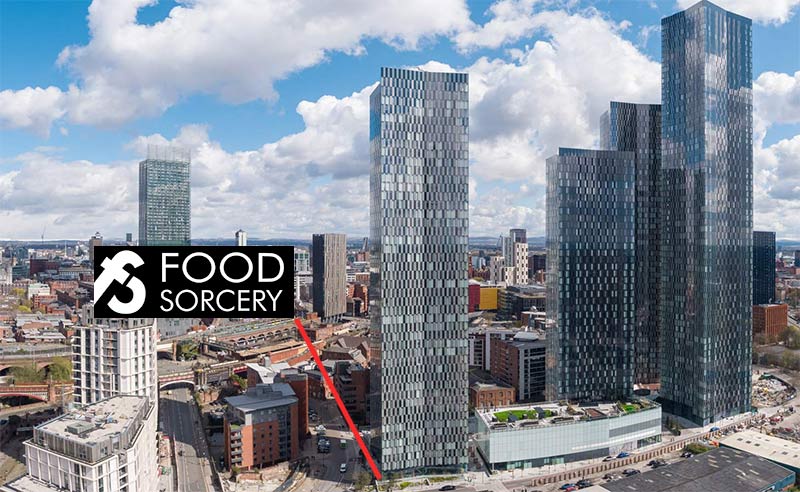 image of Deansgate Square cookery school and team building venue