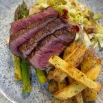 Picture of steak and chips