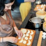 image of gyoza making at food sorcery