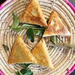 image of samosas made at food Sorcery cookery school