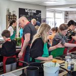 image of big and little cooks parent and child cooking together at Food Sorcery