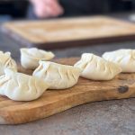 Image of gyoza japanese food made during a cookery class at Food Sorcery