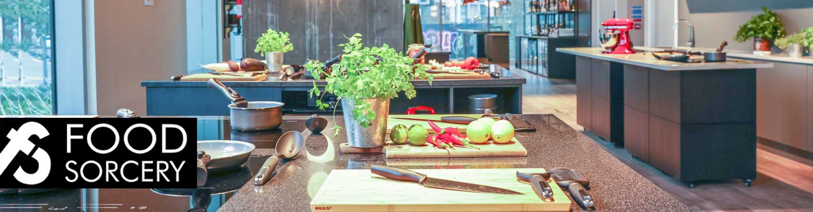 image of food sorcery space at the cookery school Manchester