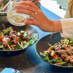 image of Cooking together Japanese at food Sorcery Manchester cookery school