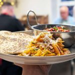a of team building activity at Food sorcery cookery school