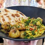 image of Indian food made at Food Sorcery Manchester cookery school